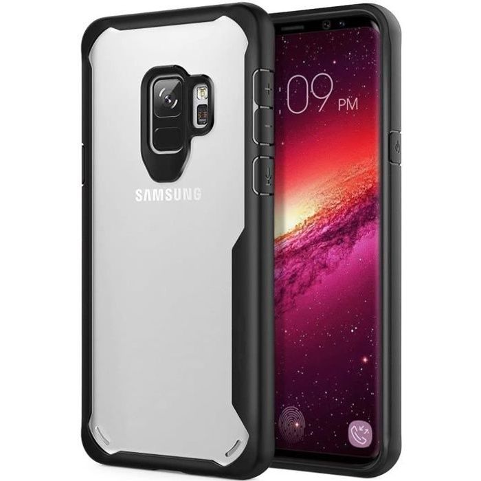 coque samsung s9 etui clear view