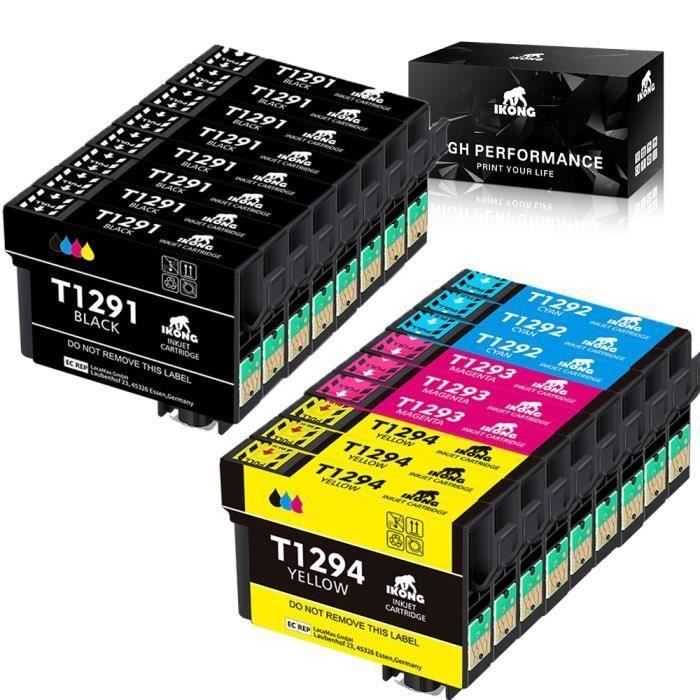 Cartouches Compatible Epson Stylus Office Bx525wd Bx535wd Imprimante Pour T1295 T1291 T1293 T1294 Prix Pas Cher Cdiscount