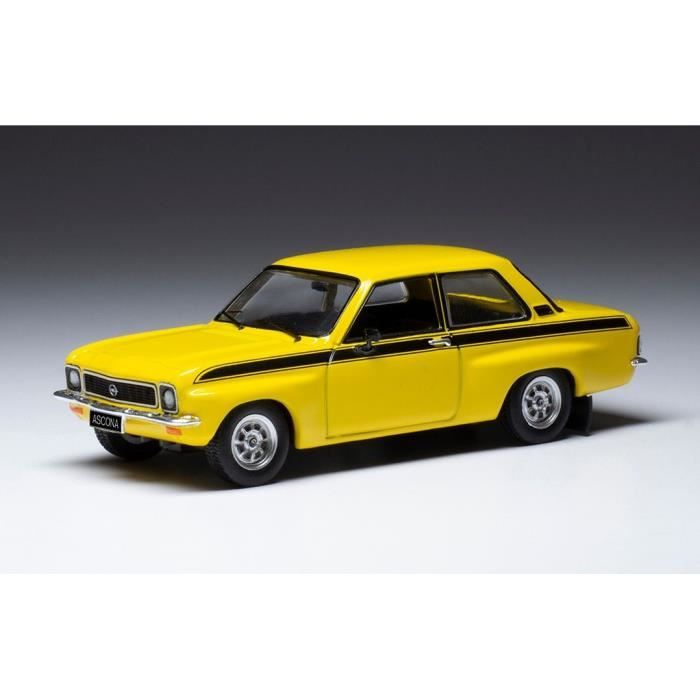 Opel Ascona A Tuning 1973 Geel / Zwart 1-43 Ixo Models