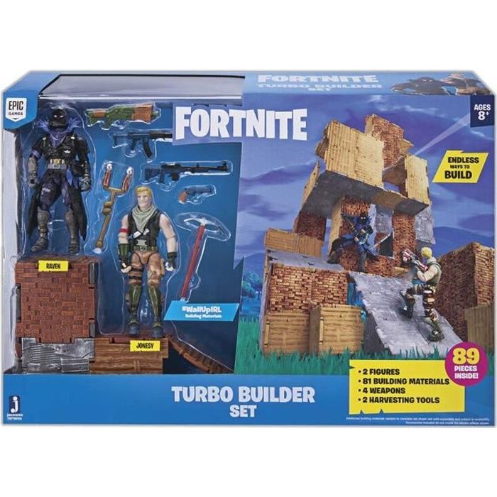 Fortnite Set Turbo Builder + Lot de 2 figurines