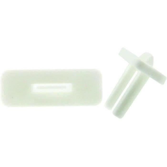 LEGRAND 6 Cache-prises de courant rectangulaires pour prise sans terre