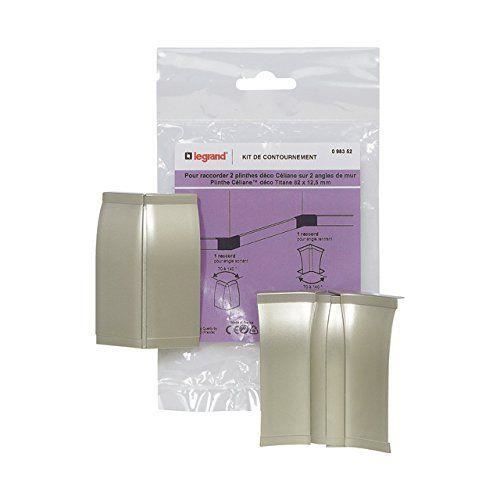 Legrand Raccord pour Angle Rentrant pour plinthe Céliane déco 82 x 12,5