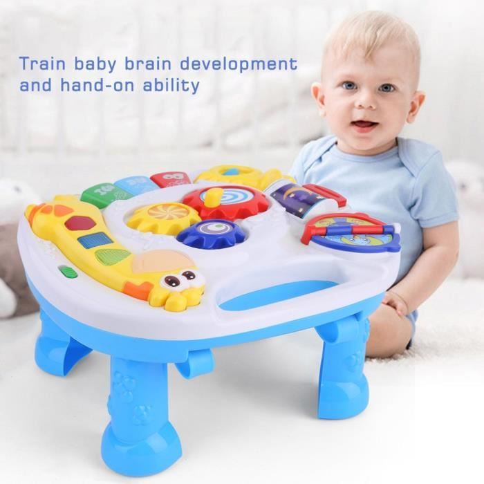 Table D Activites Musique Jouet De Musique Pour Bebe Garcon Fille Educational Developpement Cdiscount Jeux Jouets