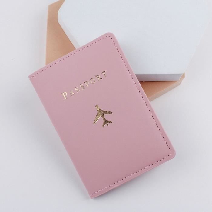 Housse De Passeport En Cuir Véritable Leather Seven – Protection RFID, Noir, Fait Main