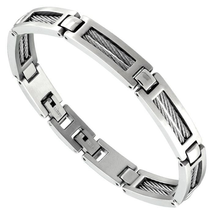 Bracelet - Lotus - LS1507-2/1 - Acier inoxydable - 21 cm - 0.9 cm de largeur Bracelet - Lotus - LS1507-2/1 - Acier inoxydable - 21 cm - 0.9 cm de largeur