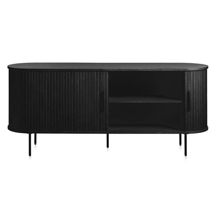 Buffet bois noir alba 180x45 cm Buffet bois noir alba 180x45 cm