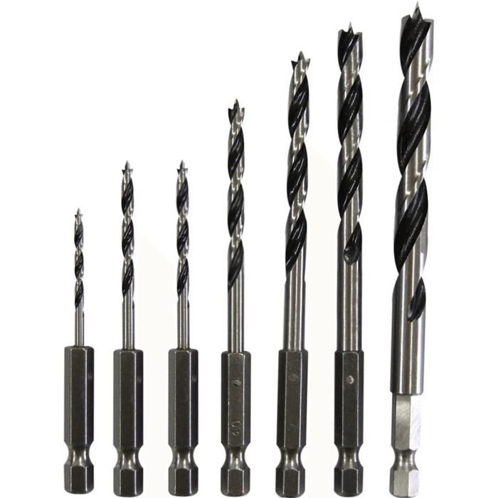 Forets à bois Makita D 62371 7 pièces Acier 14