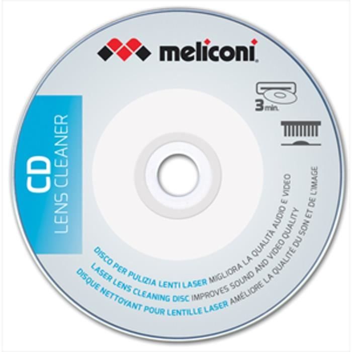 Meliconi Disque Nettoyant Pour Lecteur Cd Nettoyage Tv Video Son Avis Et Prix Pas Cher Cdiscount