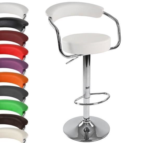 Tabourets De Bar Avec Accoudoir 2 Pcs Marron Similicuir | Leroy Merlin