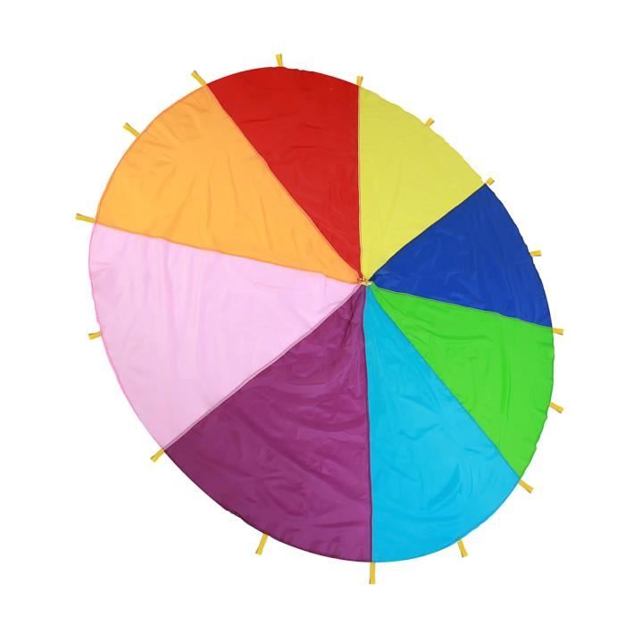 Parachute de jeu multicolore pour activités de groupe en maison de