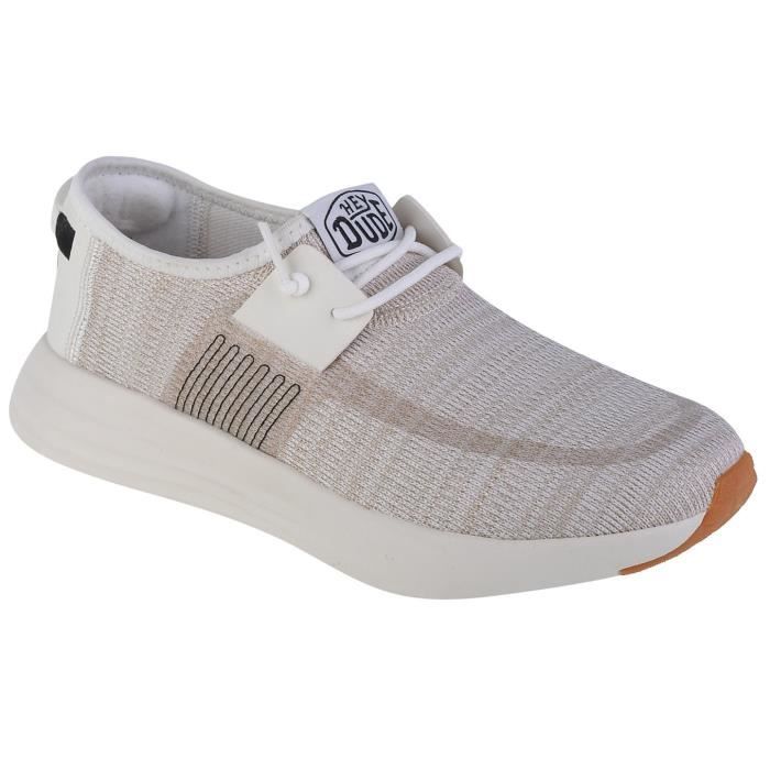 Sneakers - HEY DUDE - Sirocco 40140-100 - Beige - Homme - Talon Plat Sneakers - HEY DUDE - Sirocco 40140-100 - Beige - Homme - Talon Plat