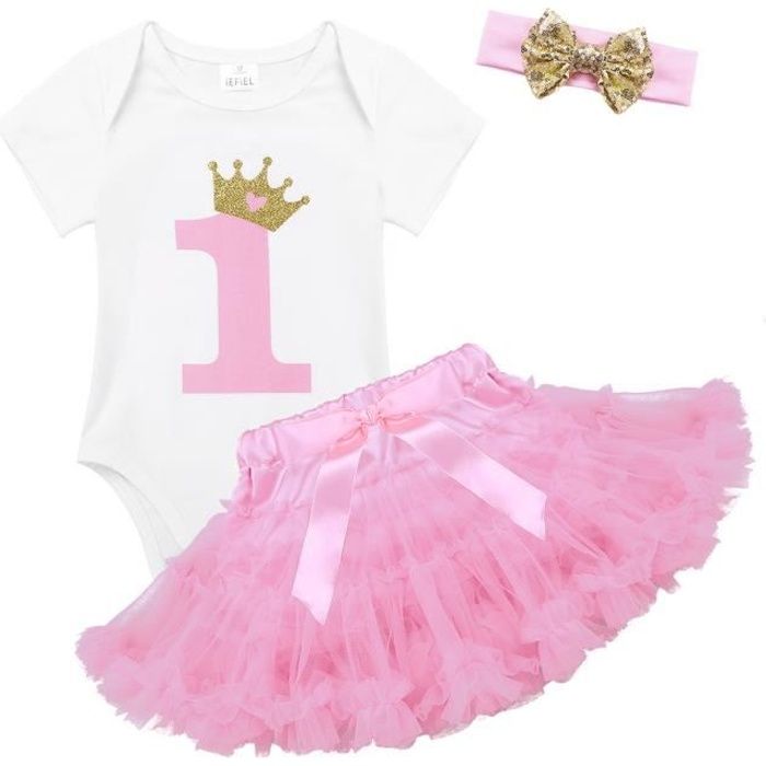 Ensemble Robe Princesse Bebe Fille 3 Pieces Tutu Jupe Combishort Combinaison Short Rose 9 18 Mois Rose Achat Vente Ensemble De Vetements Cdiscount
