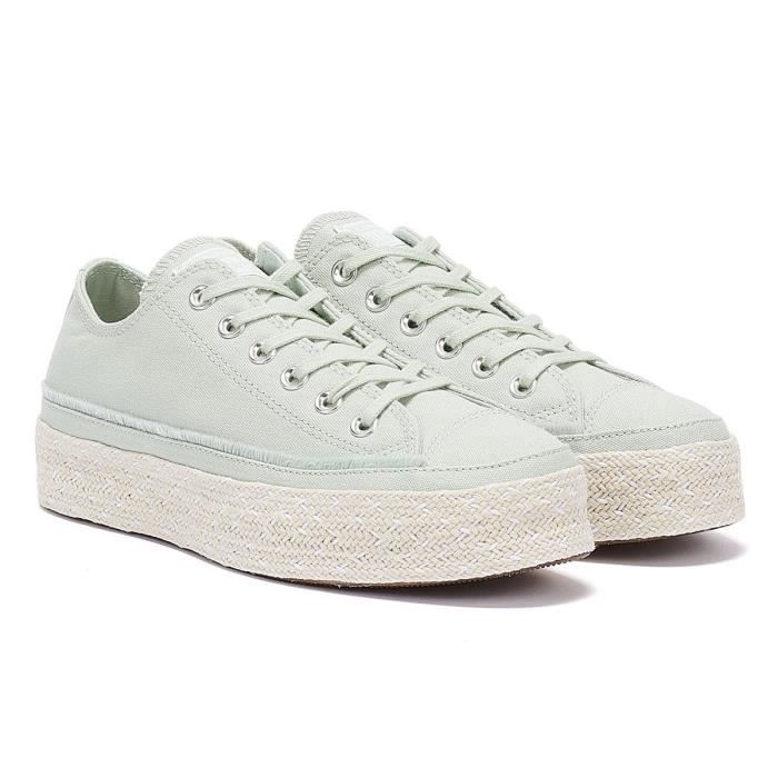 converse femme gris clair