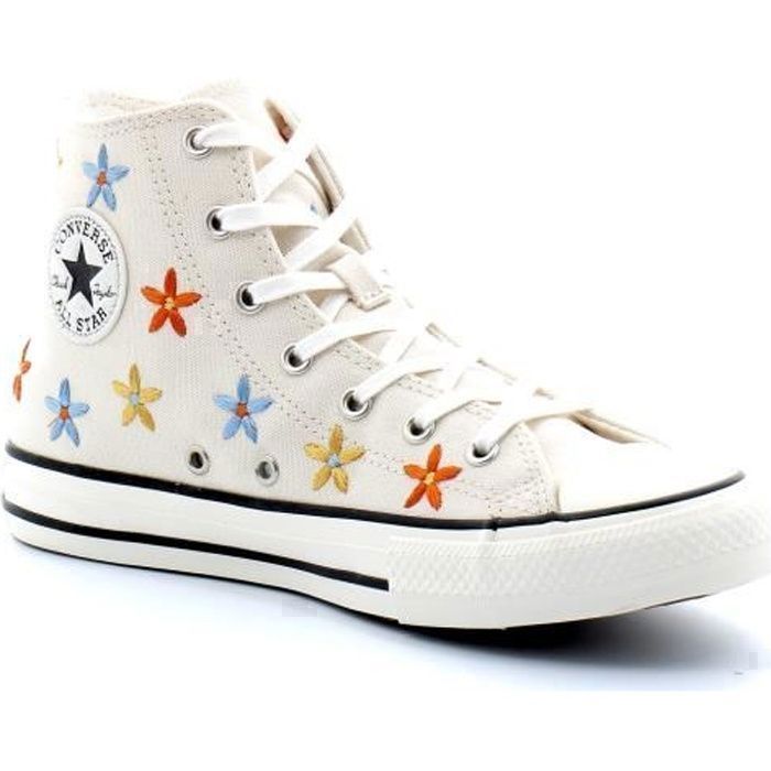 Baskets Converse Chuck Taylor All Star Hi Blanc Homme Lacets
