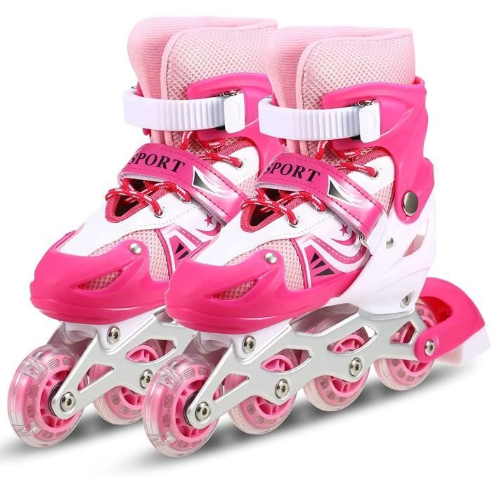 Chaussures de patinage à roulettes à une rangée pour