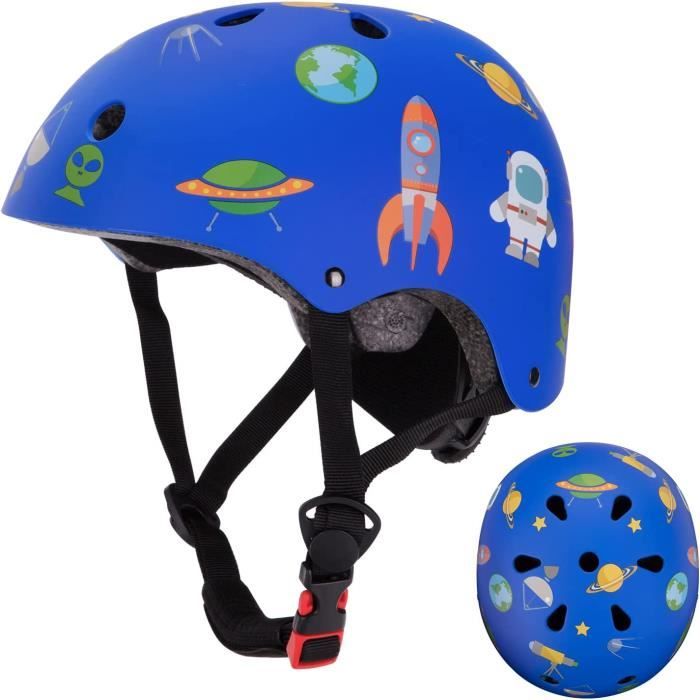 Casque Vélo Enfant - Ajustable - Pour Filles Garçons 2-6 Ans