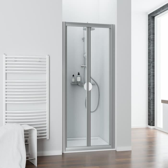 Porte De Douche Pliante 90x185 Cm Phoenix Ii Paroi En Niche