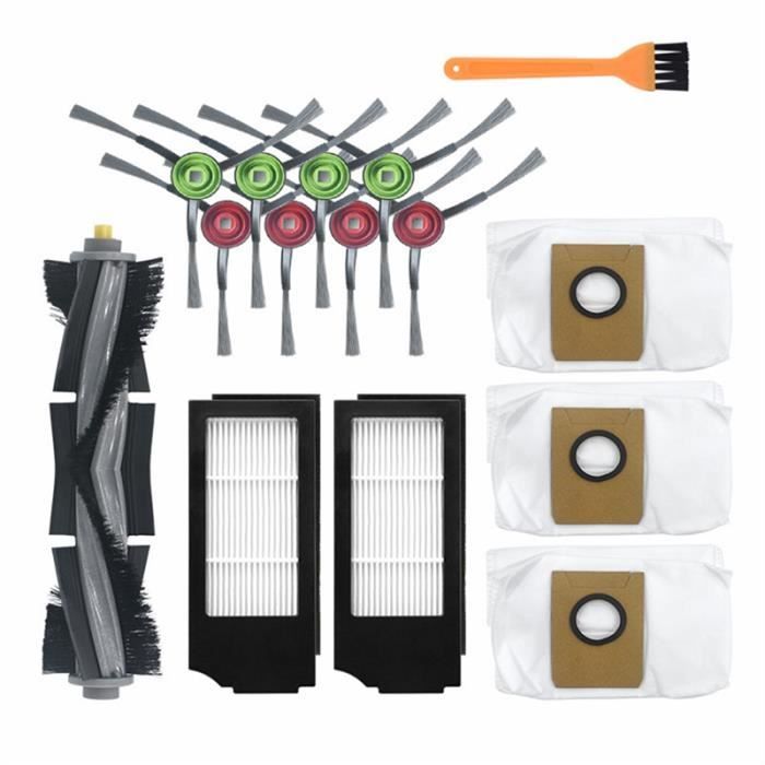 Brosse Latérale Principale Et Filtres HEPA De Rechange Pour