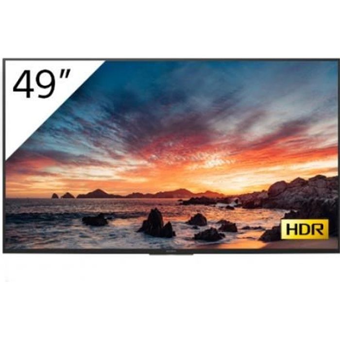 Télévision SONY 4K Android 49 Bravia avec tuner - HDR - Smart TV - 2160p