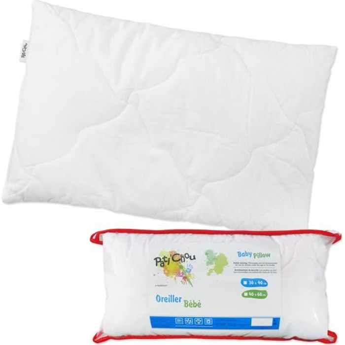 Pati Chou 40 X 60 Cm Oreiller Coussin Plat Tissu 100 Coton Pour Lit Bebe Ou Enfant Cdiscount Puericulture Eveil Bebe