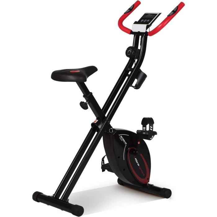 Ultrasport F Bike F Rider velo entrainement entraineur a domicile pliable ecran LCD capteurs pouls manuels niveaux resist10 Cdiscount Sport