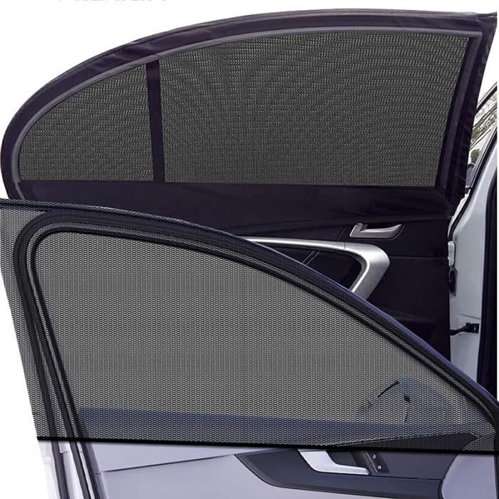 4 Pièces Pare-Soleil Voiture Bébé Magnétique Anti-UV 70x50 Cm – Protection Solaire Universelle Pour Vitres Latérales, Installation Facile & Ultra Résistante