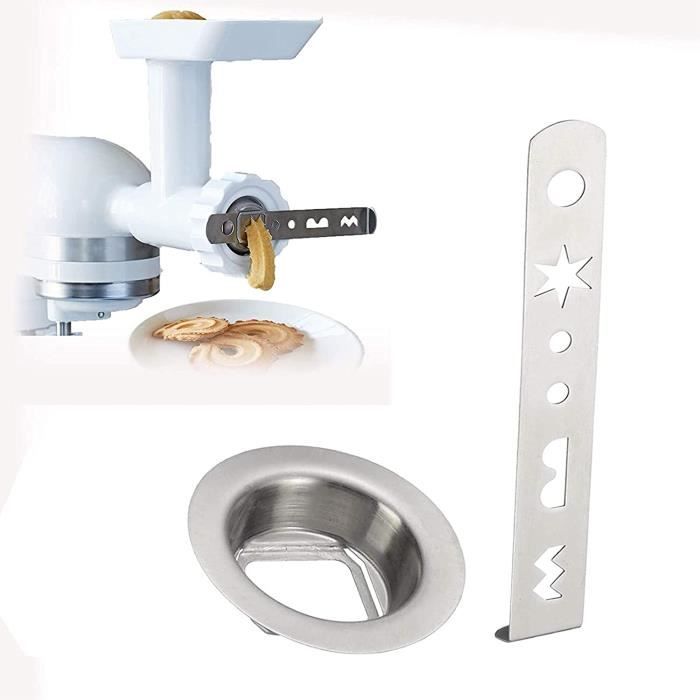 Hachoir Viande KitchenAid Moule à Biscuits KitchenAid 5KSMCCA - Compatible Hachoir à Viande - 5 Formes Différentes Accessoire Presse Biscuits KitchenAid Hachoir Viande KitchenAid Moule à Biscuits KitchenAid 5KSMCCA - Compatible Hachoir à Viande - 5 Formes Différentes Accessoire Presse Biscuits KitchenAid