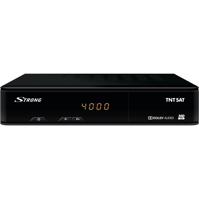 Strong Srt 7404 Recepteur Satellite Haute Definition Capacite Memoire 4000 Chaines Noir