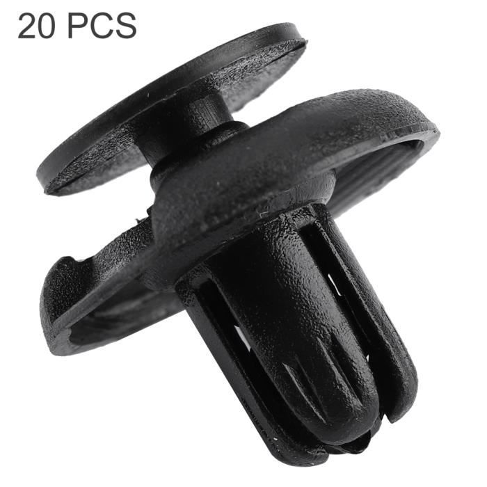 EVGATSAUTO 20 Pièces Attaches Plastique Rivet 91501-S04-003 Pour Honda Accord Civic CR-V