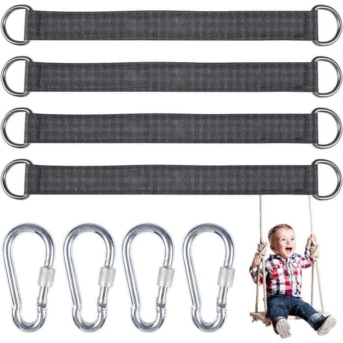 Kit De Sangles De Suspension Pour Balançoire, 4 Pièces Sangles De Suspension Pour Balançoire