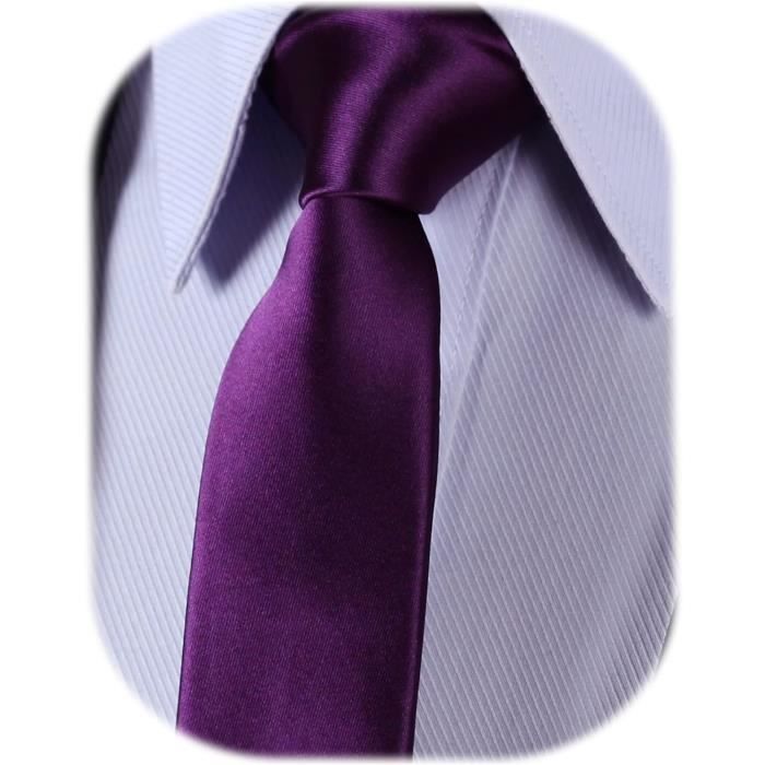 GASSANI - Cravate Pour Homme - Largeur 10cm - Rose - Raye - à Rayures Bout Pointu