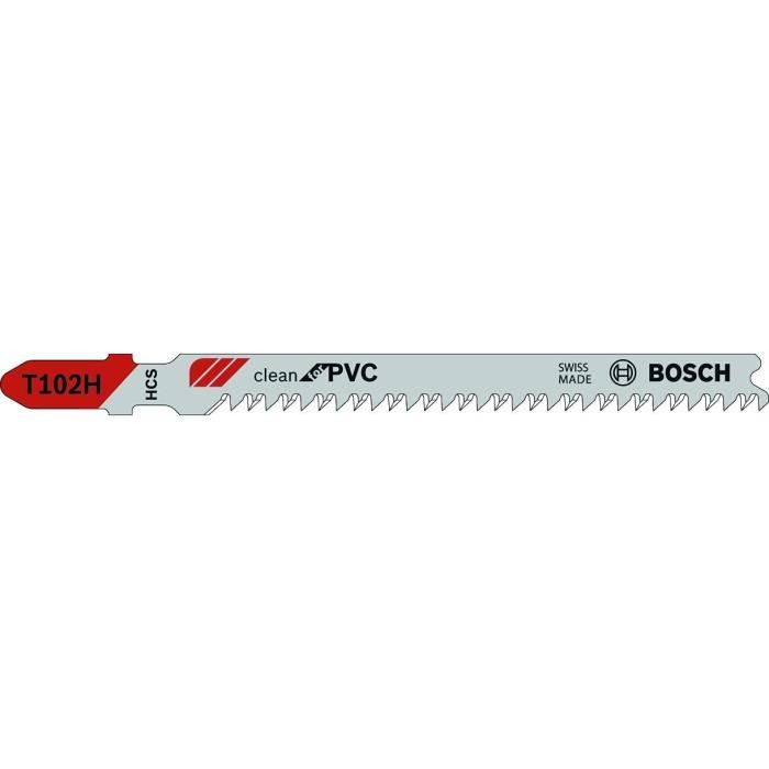 Jeu De 5 Lames De Scie Sauteuse Bosch T101BR - Neuf (peut être Sans Emballage D'origine)