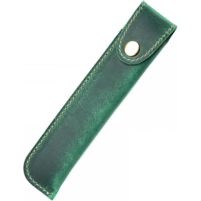Trousses à Crayons Vintage Showa Rétro - Coloris Vert #737f75 - État Occasion