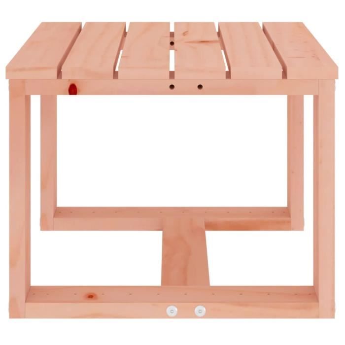 Table d'appoint de blanc 40x38x28,5cm bois massif de pin