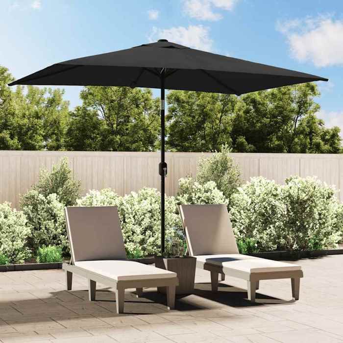 VidaXL Parasol avec mât en métal 300x200 cm