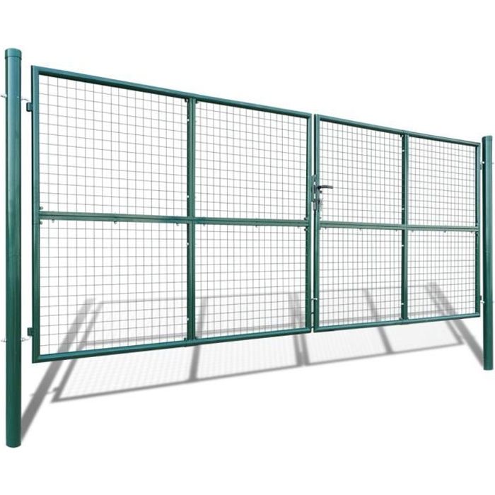 VidaXL Portillon Maille 415 x 200 cm / 400 x 150 cm