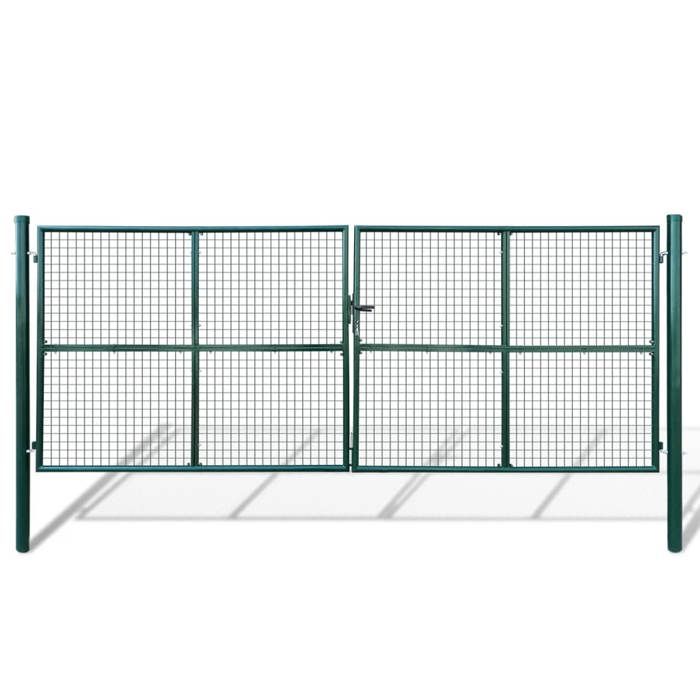 Vidaxl Portillon en maille 400x150 cm
