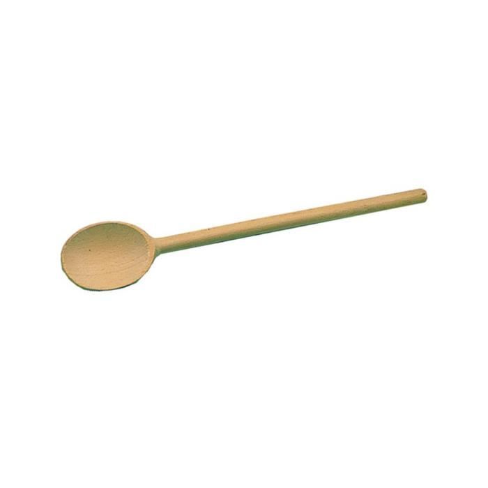Lot 5 Cuillères En Bois De Hêtre UE - 25, 30, 35 Cm, Naturel, Antibactérien, Pour Cuisine & Pâtisserie