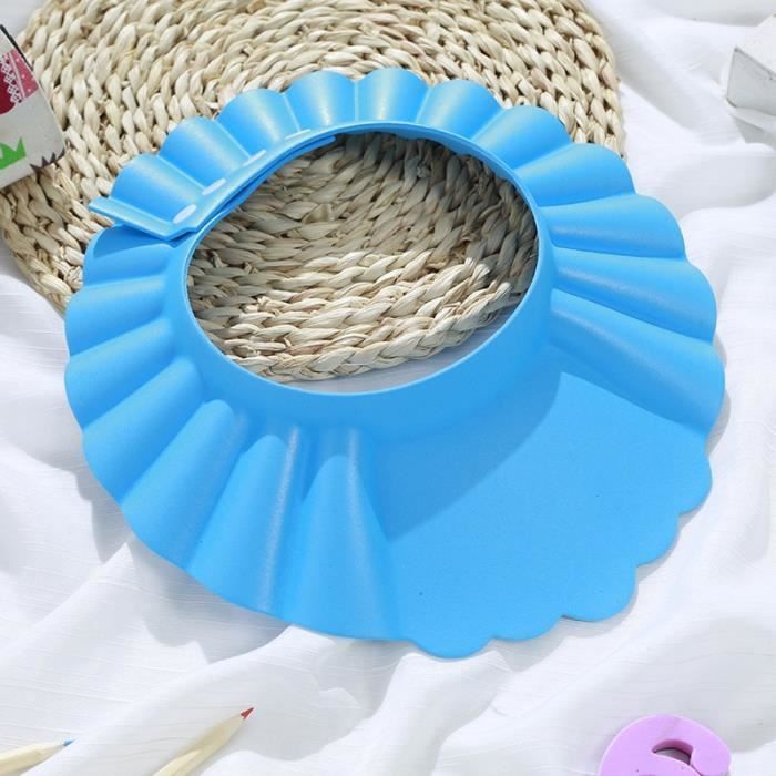 Visière De Bain Pour Bébé - YWEI - Bonnet De Douche Ajustable - Protection Contre Le Lavage Des