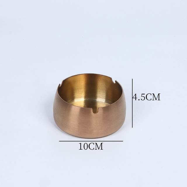 Cendrier Coupe-Vent Acier Inoxydable Avec Couvercle - Pour Balcon, Jardin, Intérieur