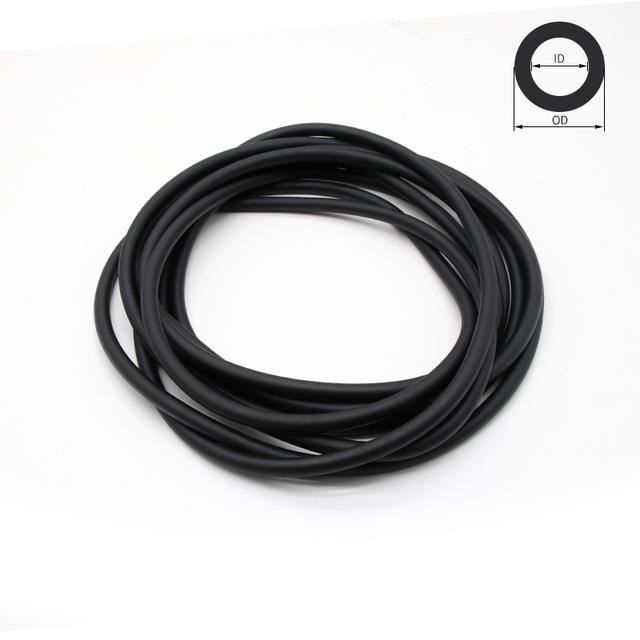 Tuyau D’aspiration En Silicone Noir – Diamètre Intérieur 6 Mm, Extérieur 10 Mm – Longueur 4 M – Résistant à La Chaleur (-60°C à +220°C)