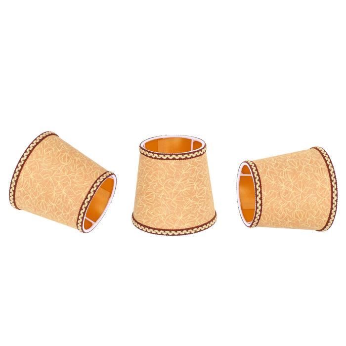 6Pcs Style Nordique E14 Abat-jour De Lustre En Tissu Pour