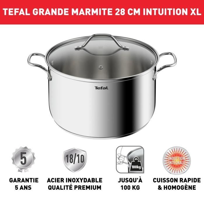 Accessoires de cuisine: Marmite inox 26cm - tous feux sauf induction