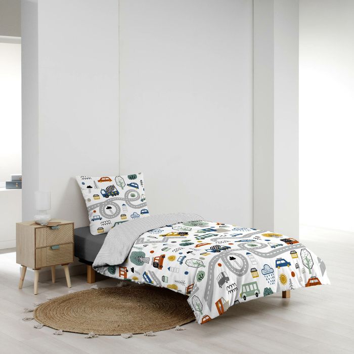 Housse De Couette 150x200 PETTI Artigiani Italiani – 100% Fabriquée En Italie, Microfibre Hypoallergénique Enfants/Fille – Motifs Joyeux