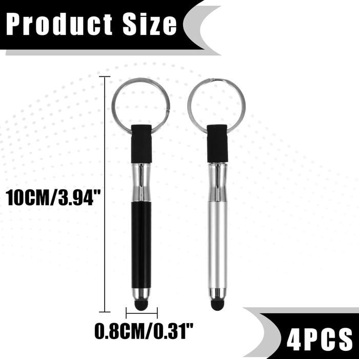 4 Pièces Stylets Universels Capacitifs,Stylet Pour Écran Tactile ...