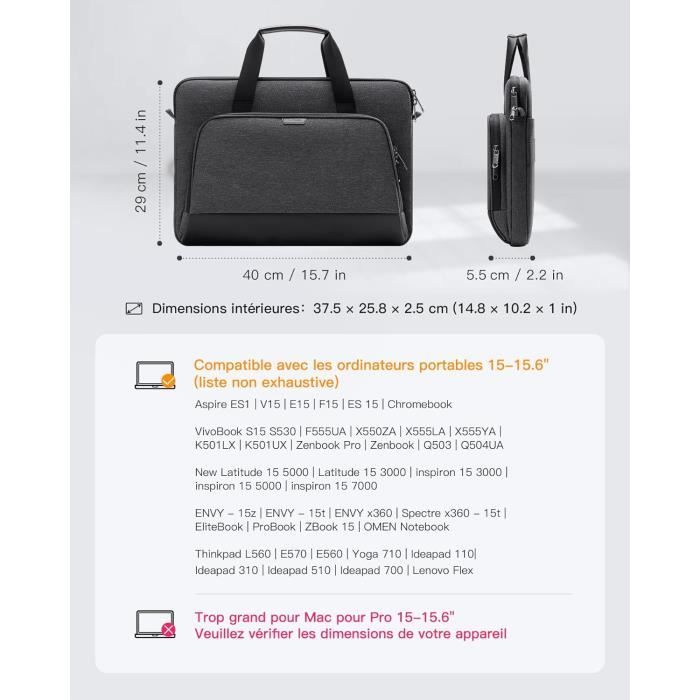 DOMISO Pochette Ordinateur,Housse MacBook Pro 14 M4 M3 M2 Pro/Max,13
