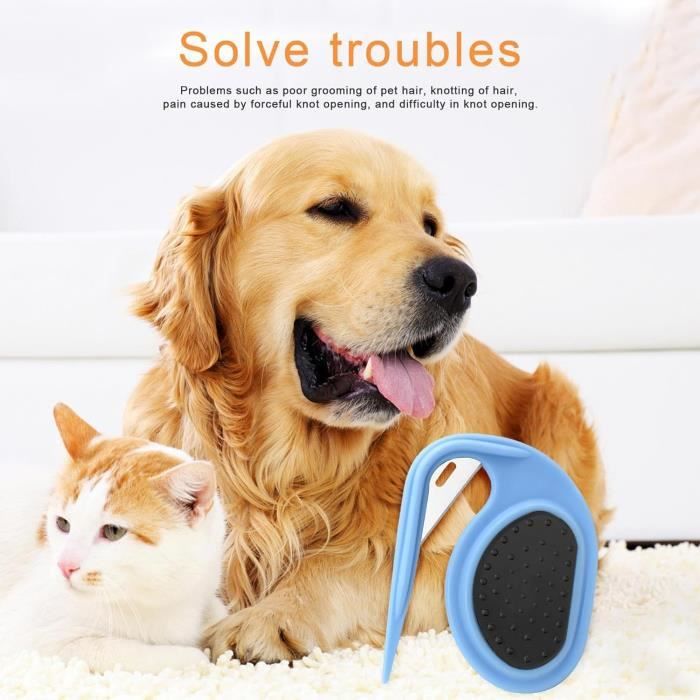Coupe Noeud Chat Poil Long, Peignes Pour Chien Pour Le Toilettage, Peigne Séparateur De Tapis