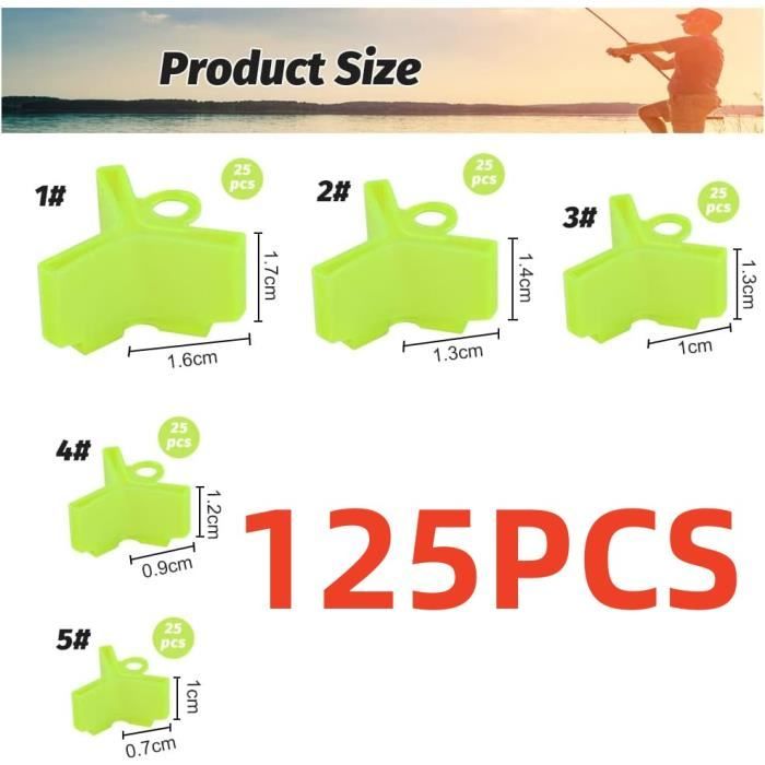 WENRERO 125 Capuchons De Protection Pour Hameçons – Plus De Blessures, Zéro Enchevêtrement !