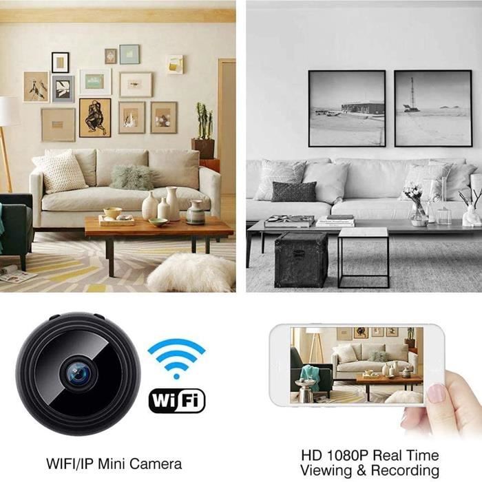 Mini Hidden Spy Camera HD 1080P Wifi Wireless IP Home Security Night ...
