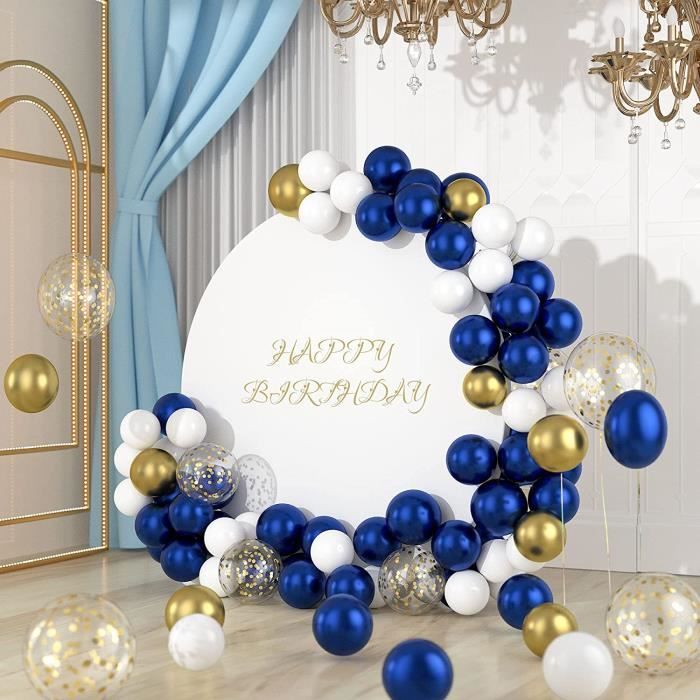 53 pcs. set Happy Birthday Décoration 18ème anniversaire or